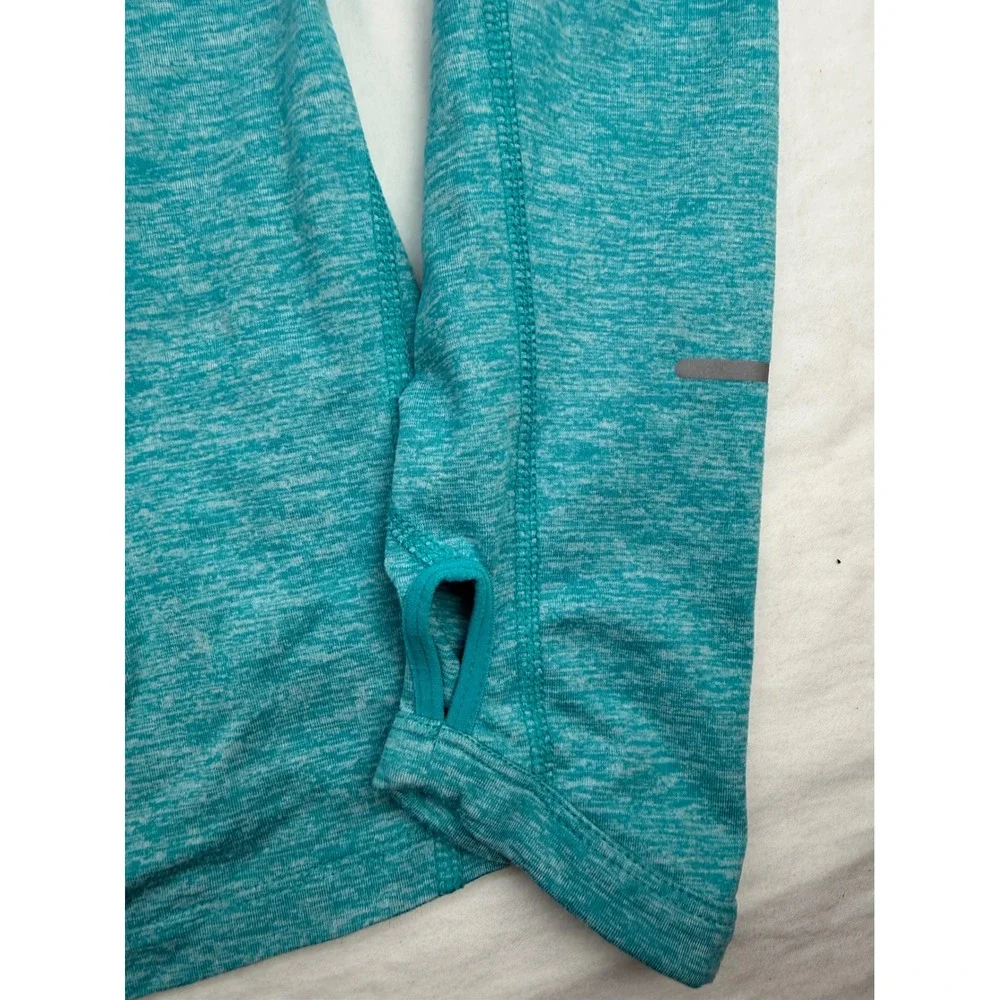 Nike Running Element Dri-FIT Half Zip Pullover Turquoise Heather 481320-388 M